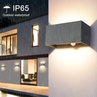Kingwen 20W LED fali lámpa mozgásérzékelővel, IP65 vízálló, meleg fehér 3000K 4