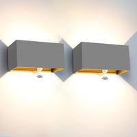 Kingwen 20W LED fali lámpa mozgásérzékelővel, IP65 vízálló, meleg fehér 3000K 1