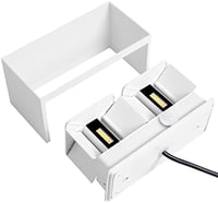 Kingwen 2x20 W LED fali lámpa mozgásérzékelővel fehér 3000 K meleg fehér IP65 állítható fényszög kültéri beltéri 5