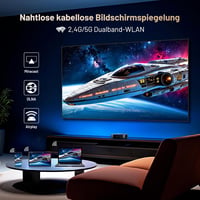 Kinhank 4K Google TV Box - HDR10+ UHD Médialejátszó, Netflix Tanúsított, 2GB+16GB, Kettős WiFi, Bluetooth 5.0, Hangvezérlés, Képernyőtükrözé 7
