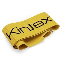 Kintex Fitness odporová guma 2,5 m x 15 cm, posilňovacia guma v 7 úrovniach odporu, 100 % latex, prenosná cvičebná pomôcka 2