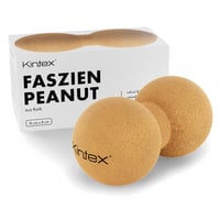 Kintex Kork Fascia arašidová masážna loptička 16 cm - Fasciálna masážna loptička z prírodného korku 2