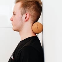 Kintex Kork Fascia arašidová masážna loptička 16 cm - Fasciálna masážna loptička z prírodného korku 6
