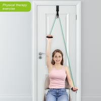 Kipika Ajtó Rögzítő Ellenállás Szalagokhoz, Fém Edzés Karabiner Kötéllel, Otthoni Fitness Erősítő Edzéshez 4
