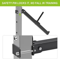 Kipika Belt Squat Lever Arm Attachment 2" és 3" Power Cage-hez Erőedzéshez 6