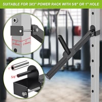 Kipika Belt Squat Lever Arm Attachment 2" és 3" Power Cage-hez Erőedzéshez 5