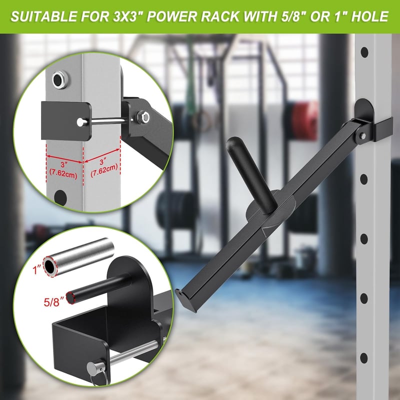 Kipika Belt Squat Lever Arm Attachment 2" és 3" Power Cage-hez Erőedzéshez