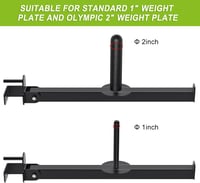 Kipika Belt Squat Lever Arm Attachment 2" és 3" Power Cage-hez Erőedzéshez 8
