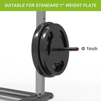 Kipika J-Hook és Súlytartó Szett 2x2 és 3x3 Hüvelykes Power Rack-hez - Erőkeret Kiegészítő Edzéshez és Súlytároláshoz, 680kg Teherbírás 6