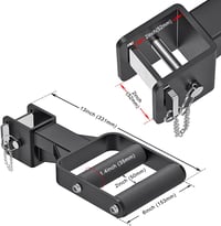 Kipika Multi-Grip Dip Bar Attachment 2" és 3" Power Rack-hez 5