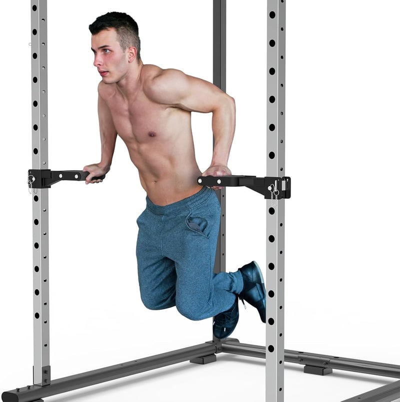 Kipika Multi-Grip Dip Bar Attachment 2" és 3" Power Rack-hez
