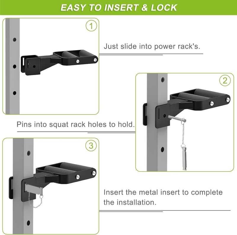 Kipika Multi-Grip Dip Bar Attachment 2" és 3" Power Rack-hez