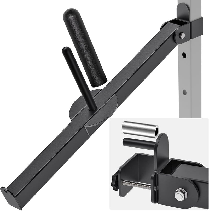 Kipika Övsegédes Guggolás Adapter 2"x2" és 3"x3" Erőkeretekhez - Kompatibilis 1" és 2" Súlytárcsákkal - Erőnléti Edzéshez