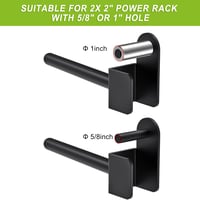 Kipika Súlytárcsa Tartó 2x2 és 3x3 Power Rack-hez - Kompakt Acél Kiegészítő Standard és Olimpiai Tárcsákhoz - 2 db-os Szett 5