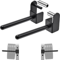 Kipika Súlytárcsa Tartó 2x2 és 3x3 Power Rack-hez - Kompakt Acél Kiegészítő Standard és Olimpiai Tárcsákhoz - 2 db-os Szett 1