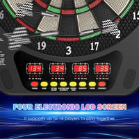 KIRJAUDU Elektronikus Darts Tábla LCD Kijelzővel Felnőtteknek 2