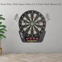 KIRJAUDU Elektronikus Darts Tábla LCD Kijelzővel Felnőtteknek 4