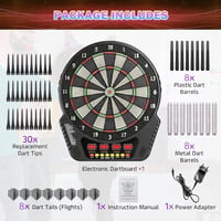 KIRJAUDU Elektronikus Darts Tábla LCD Kijelzővel Felnőtteknek 5