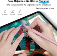 KIROSA Pencil 2nd Gen iPad stylus USB-C töltéssel, tilt érzékelés, pálmafelismerés 6