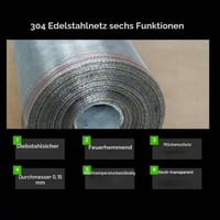Plasă de sârmă țesută din oțel inoxidabil KISKIS 304 - protecție împotriva șoarecilor, șerpilor, viespilor și rozătoarelor, ușor de tăiat și montat, 120x300 cm 6