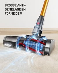Kissof Cordless Vezeték Nélküli Porszívó 550W 45KPa 60 Perc LED Kijelző 5