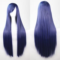 Kissparts 80cm Fehér Cosplay Paróka Sima Hajjal Sapkával és Fésűvel 1