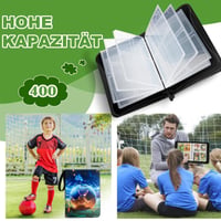 Futbalový album na kartičky Kisstta – 50-stranový zberateľský album so 400 priehradkami na futbalové kartičky 6