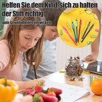 Kisstta 16-dielna silikónová pomôcka na držanie pera pre deti, ergonomický nástroj na nácvik písania pre pravákov aj ľavákov 4