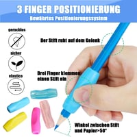Kisstta 16-dielna silikónová pomôcka na držanie pera pre deti, ergonomický nástroj na nácvik písania pre pravákov aj ľavákov 3