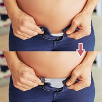 Kisstta Terhességi Nadrágbővítő Rugalmas Derékbővítő Szürke 4