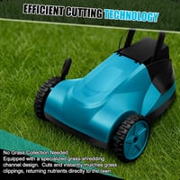 Kistrba Akkus Fűnyíró Makita 18V Lithium Akkuhoz, Kefe Nélküli, 50 m² Füves Terület, 21 cm Vágásszélesség 6
