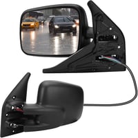 Kistrba Bal Oldali Visszapillantó Tükör VW T4 1996-2003 - Elektromos, Fűthető Üveggel, OEM 701857507H Kompatibilis Alkatrész 1