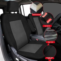 Kistrba Citroën Berlingo III (2019-2024) üléshuzat készlet, 5 személyes - fekete-szürke 5