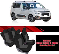 Kistrba Citroën Berlingo III (2019-2024) üléshuzat készlet, 5 személyes - fekete-szürke 3