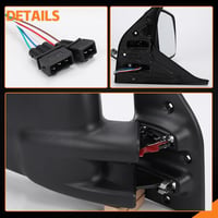 Kistrba Jobb Oldali Elektromos Visszapillantó Tükör VW T4 Transporter 1996-2003 - Fűthető Üveggel, 5 Tűs Csatlakozóval, OE# 701857508H 4