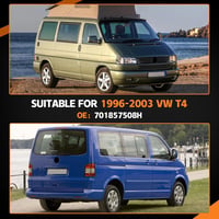 Kistrba Jobb Oldali Elektromos Visszapillantó Tükör VW T4 Transporter 1996-2003 - Fűthető Üveggel, 5 Tűs Csatlakozóval, OE# 701857508H 2