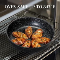 Kitchen Academy 10 részes edénykészlet levehető fogantyúval, indukciós serpenyő és lábos szett, 20/25 cm serpenyő, 18 cm fazék, minden főzől 6