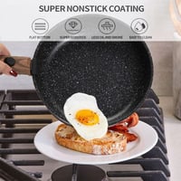 Kitchen Academy 10 részes edénykészlet levehető fogantyúval, indukciós serpenyő és lábos szett, 20/25 cm serpenyő, 18 cm fazék, minden főzől 2