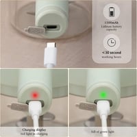 Kitchen Goods 4 az 1-ben elektromos zöldségvágó, hordozható akkumulátoros aprító és húsvágó gép 5