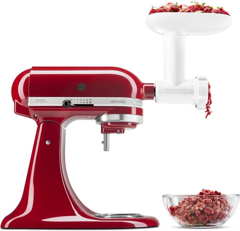KitchenAid 5KSMFGA Húsdaráló Adapter Fehér Konyhai Robotgéphez