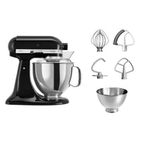 Kuchynský robot KitchenAid Artisan 5KSM175PSEOB 4,8 l, Onyx Black, antikorová misa, miesič cesta s 5 nadstavcami 3