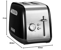 KitchenAid Classic toster za 2 kriške, crni, 1,8 kg 2
