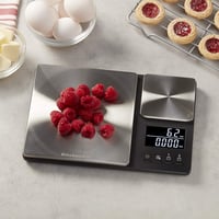 KitchenAid digitalna kuhinjska vaga s dvije platforme, raspon mjerenja 500g-5000g, crna 4