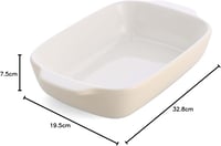 KitchenAid Kerámia Sütőforma Bambusz Fedővel 26cm 1,9L Krém 8
