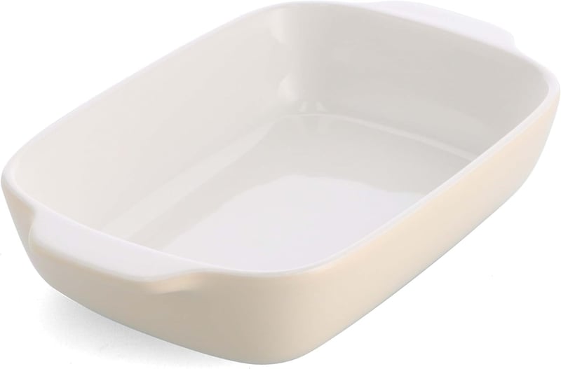 KitchenAid Kerámia Sütőforma Bambusz Fedővel 26cm 1,9L Krém