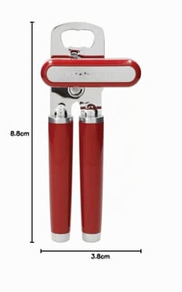 Otvárač na konzervy a fľaše z nehrdzavejúcej ocele KitchenAid – farba Empire Red, 21 x 8,8 x 3,8 cm 7