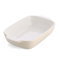 KitchenAid keramička posuda za pečenje s bambusovim poklopcem, 26 cm / 1,9 L - krem boja badema 1