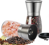 KitchenBoss Só és Borsőrlő 2 db Rozsdamentes Acél Kerámia Magozóval 1