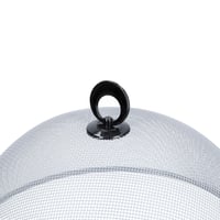 KitchenCraft Fémhálós Ételfedő Kupola Piknikhez és Gyümölcstálhoz, Ezüst Fém, Ø 35 cm 2