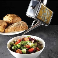 KitchenCraft World of Flavours posuda od nehrđajućeg čelika za maslinovo ulje s vintage uzorkom, 500 ml 3